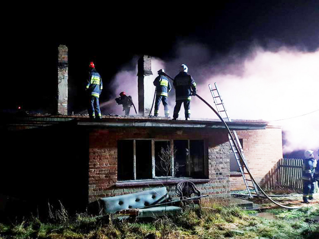 KALISZKOWICE KALISKIE: Pożar budynku mieszkalnego