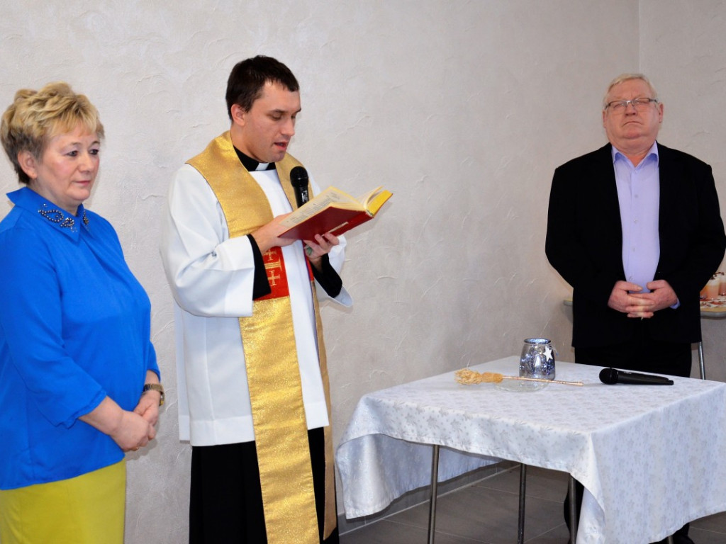 Poświęcili gruntownie wyremontowaną salę