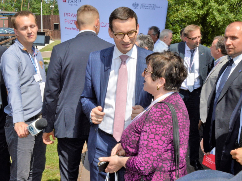 Konferencja z udziałem premiera Morawieckiego
