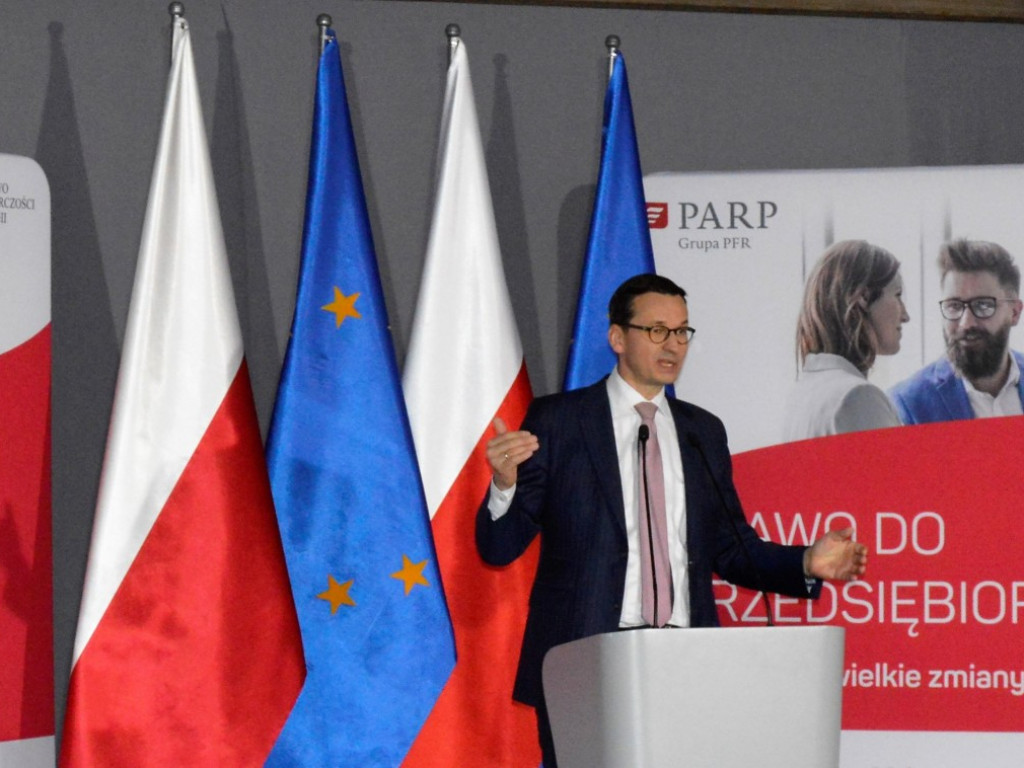 Konferencja z udziałem premiera Morawieckiego