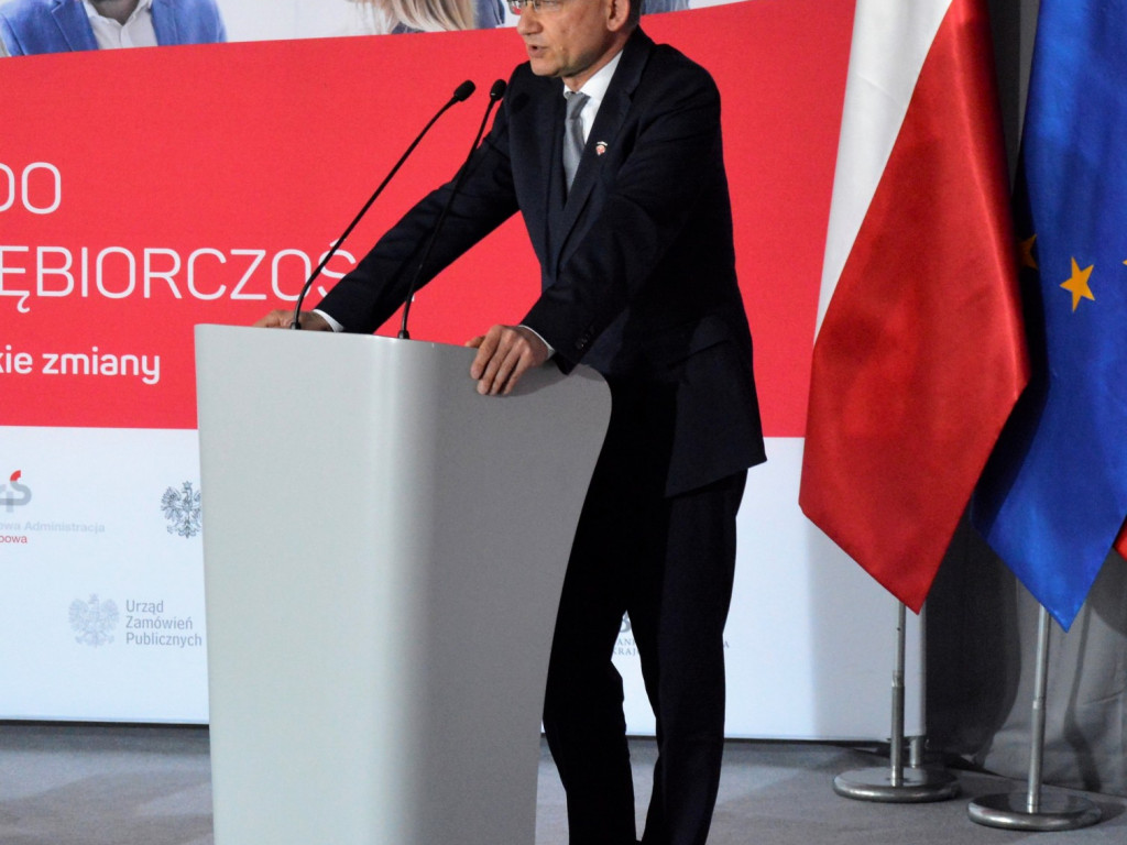 Konferencja z udziałem premiera Morawieckiego