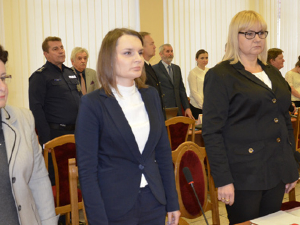 Beata Calińska na czele rady miejskiej w Ostrzeszowie