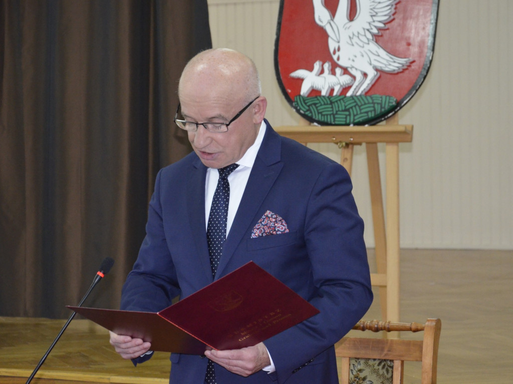 Burmistrz Maksymilian Ptak złożył ślubowanie