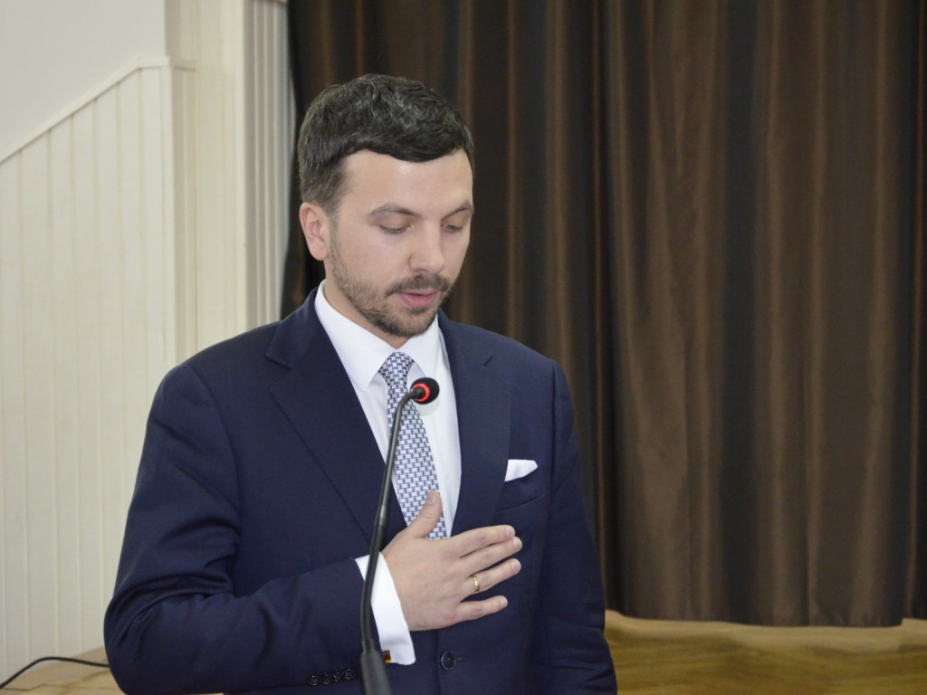 Burmistrz Maksymilian Ptak złożył ślubowanie