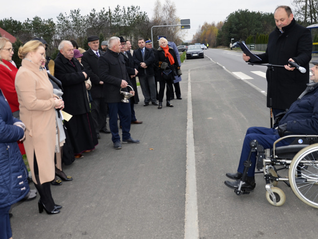 Uroczyste otwarcie blisko 12-kilometrowego odcinka drogi Krążkowy - Mikorzyn