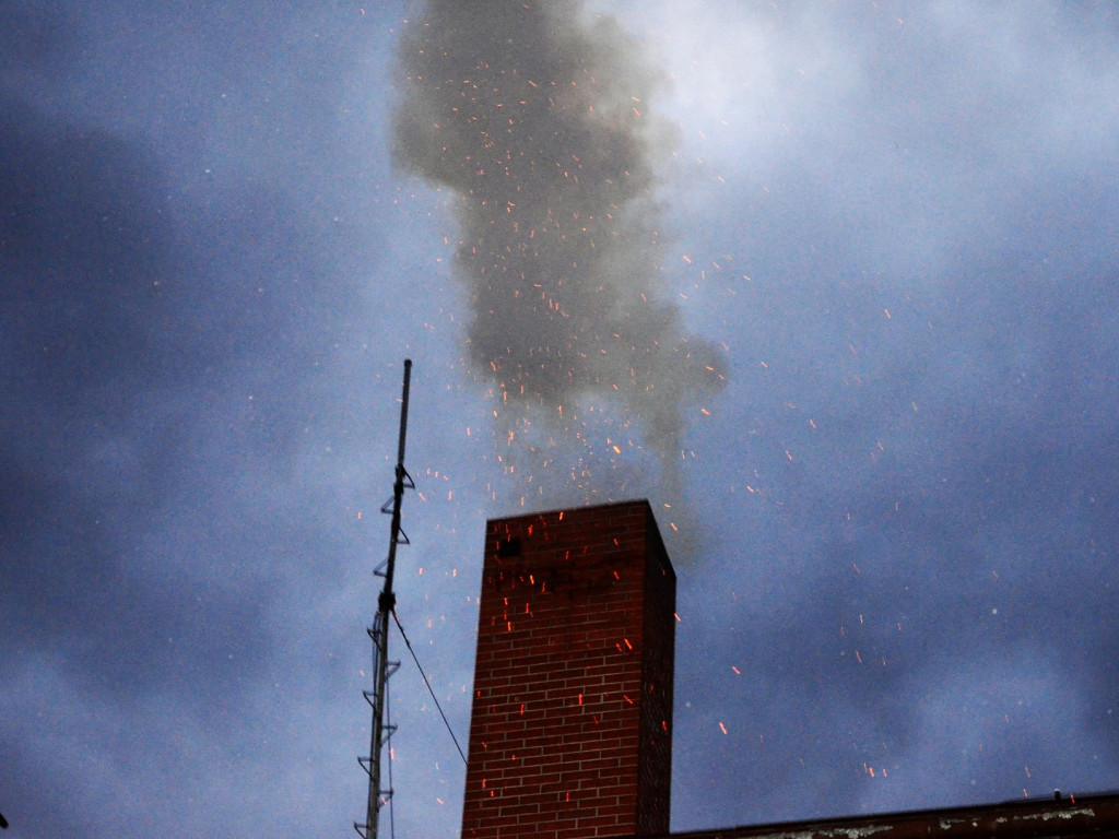 Pożar sadzy w kominie (FILM)