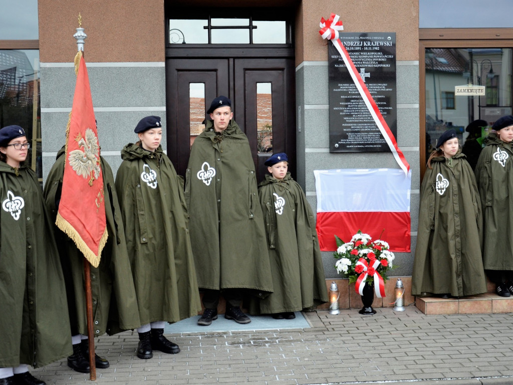 Odsłonili tablicę poświęconą szefowi Grabowskiej Kompanii Powstańczej