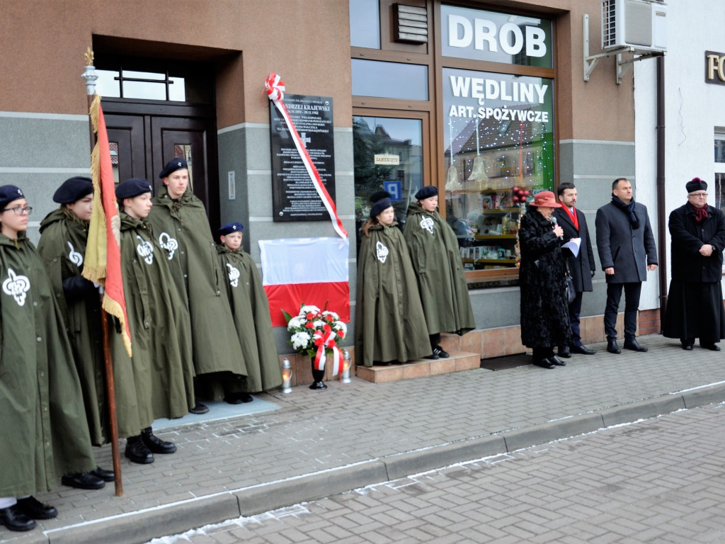 Odsłonili tablicę poświęconą szefowi Grabowskiej Kompanii Powstańczej