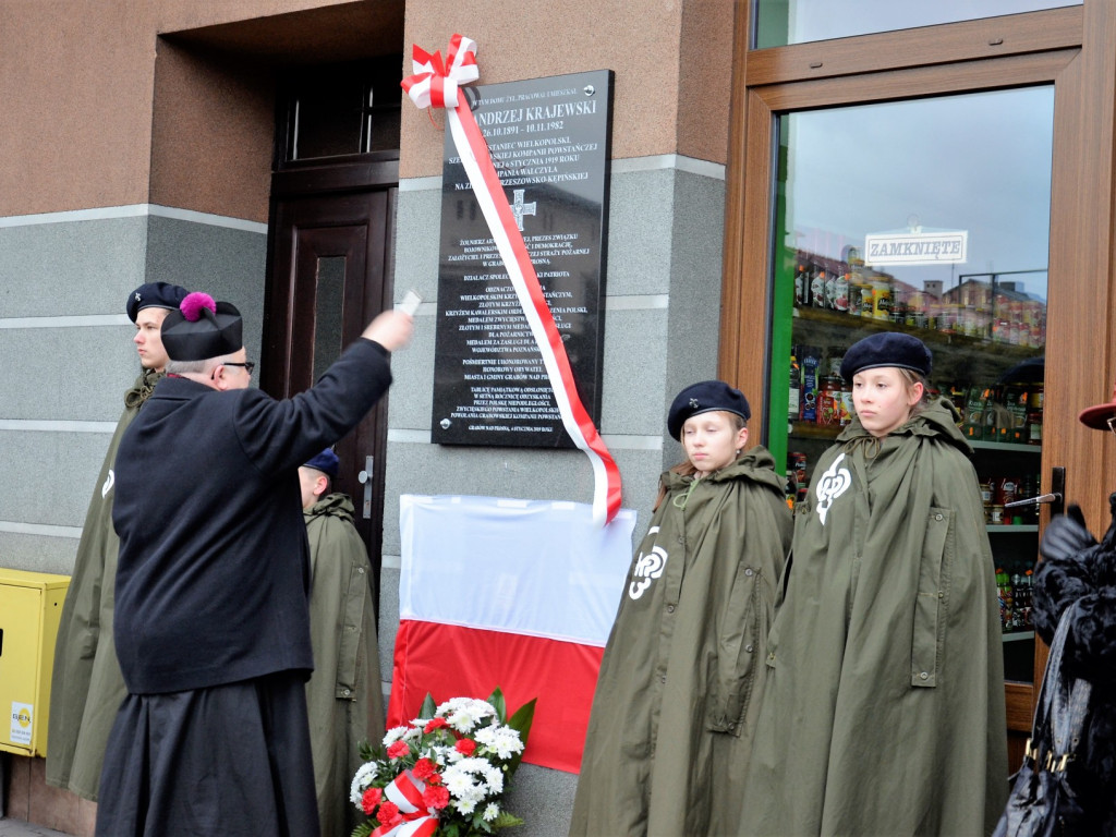 Odsłonili tablicę poświęconą szefowi Grabowskiej Kompanii Powstańczej