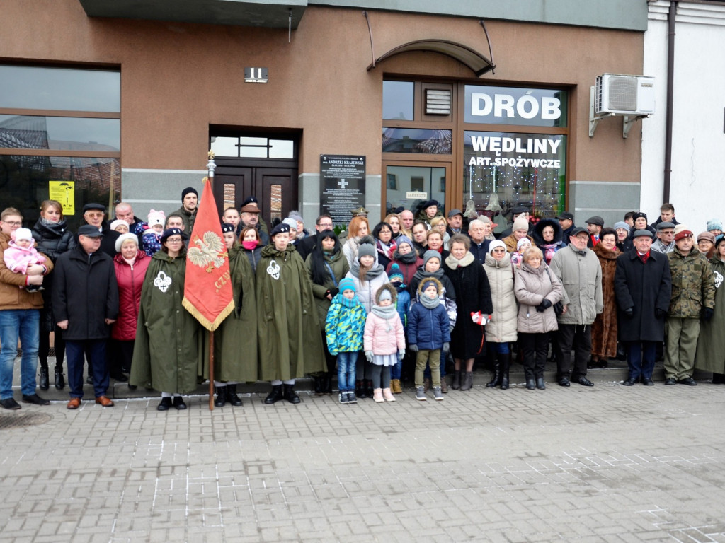 Odsłonili tablicę poświęconą szefowi Grabowskiej Kompanii Powstańczej
