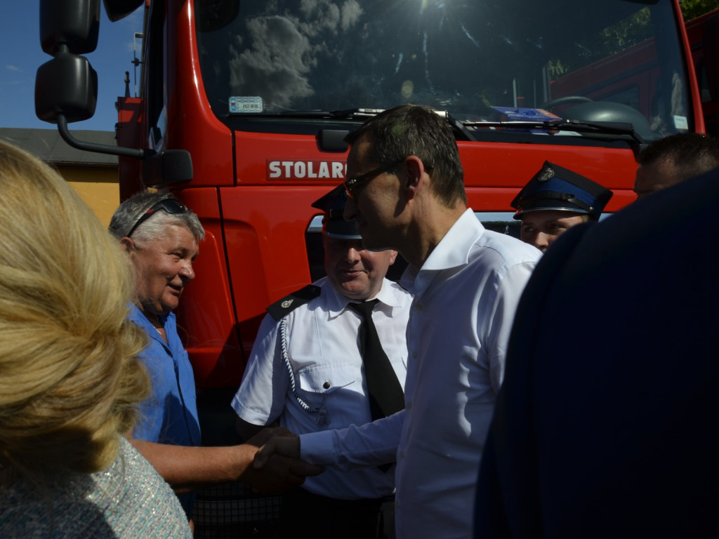 Państwo musi być z obywatelami - mówił w Ostrzeszowie premier Mateusz Morawiecki