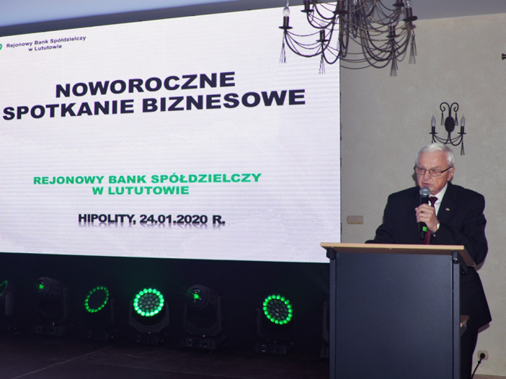 Noworoczne spotkanie biznesowe Rejonowego Banku Spółdzielczego w Lututowie