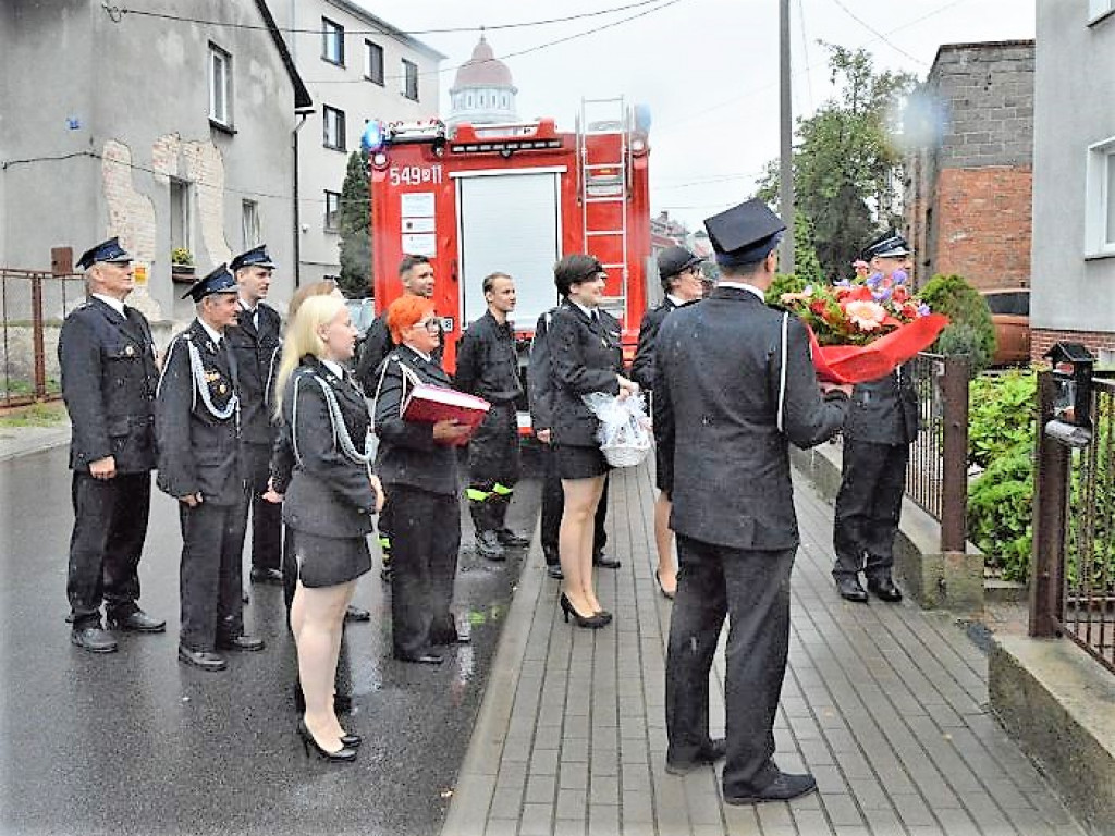 90. urodziny druha Jana Treśki. OSP Ostrzeszów nie zapomniała