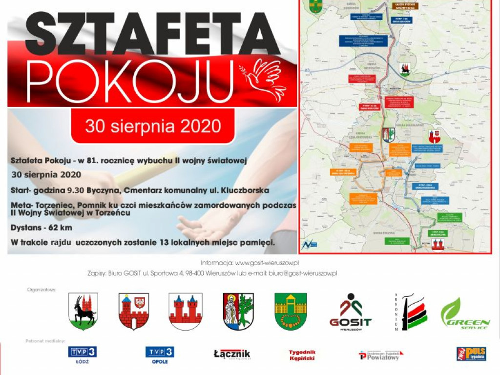 Sztafeta Pokoju z Byczyny do Torzeńca