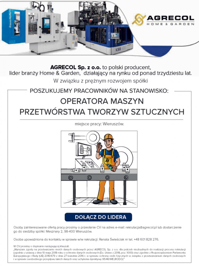 POSZUKUJEMY PRACOWNIKÓW NA STANOWISKA:
