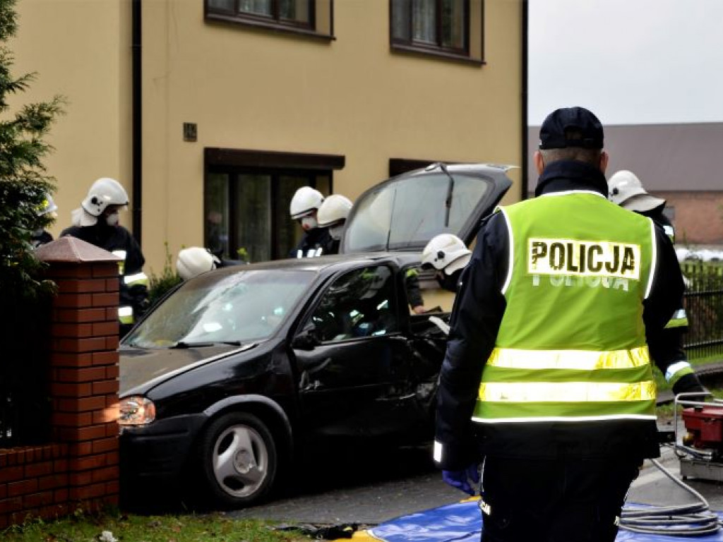 KUŹNICA GRABOWSKA: Pijany w sztok 30-latek uderzył w opłotowanie