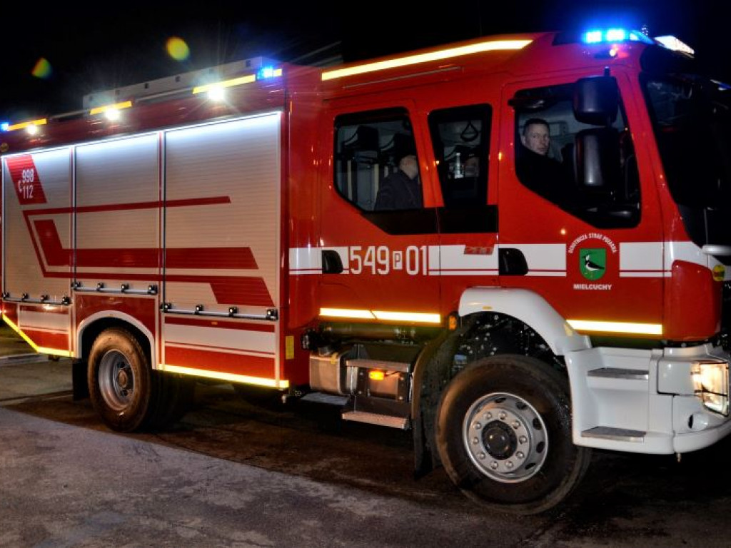 Dzisiaj do Mielcuch dotarł nowy średni wóz ratowniczo-gaśniczy