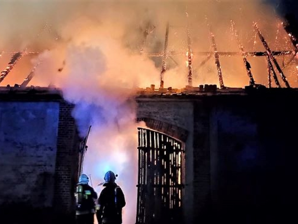Pożar budynku gospodarczego w Bałdowicach