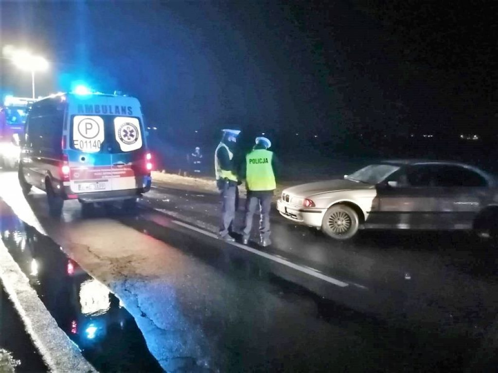 KRASZEWICE: Potrącenie dwóch pieszych