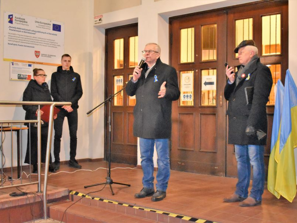 OSTRZESZÓW: Wiec poparcia dla Ukraińców