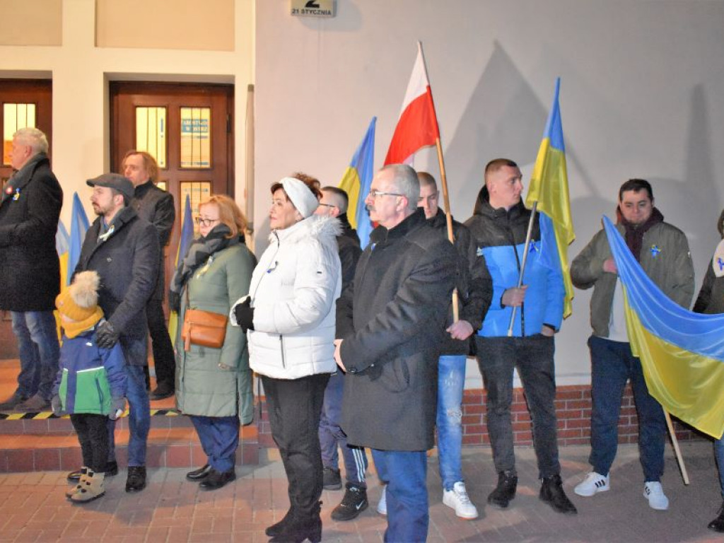 OSTRZESZÓW: Wiec poparcia dla Ukraińców