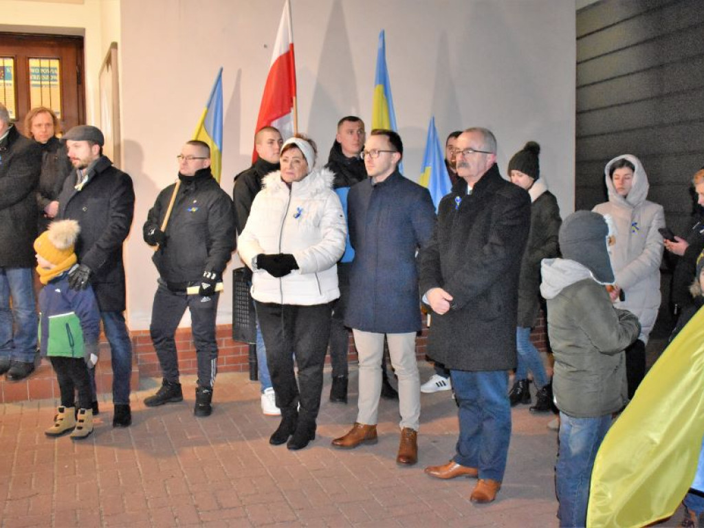 OSTRZESZÓW: Wiec poparcia dla Ukraińców