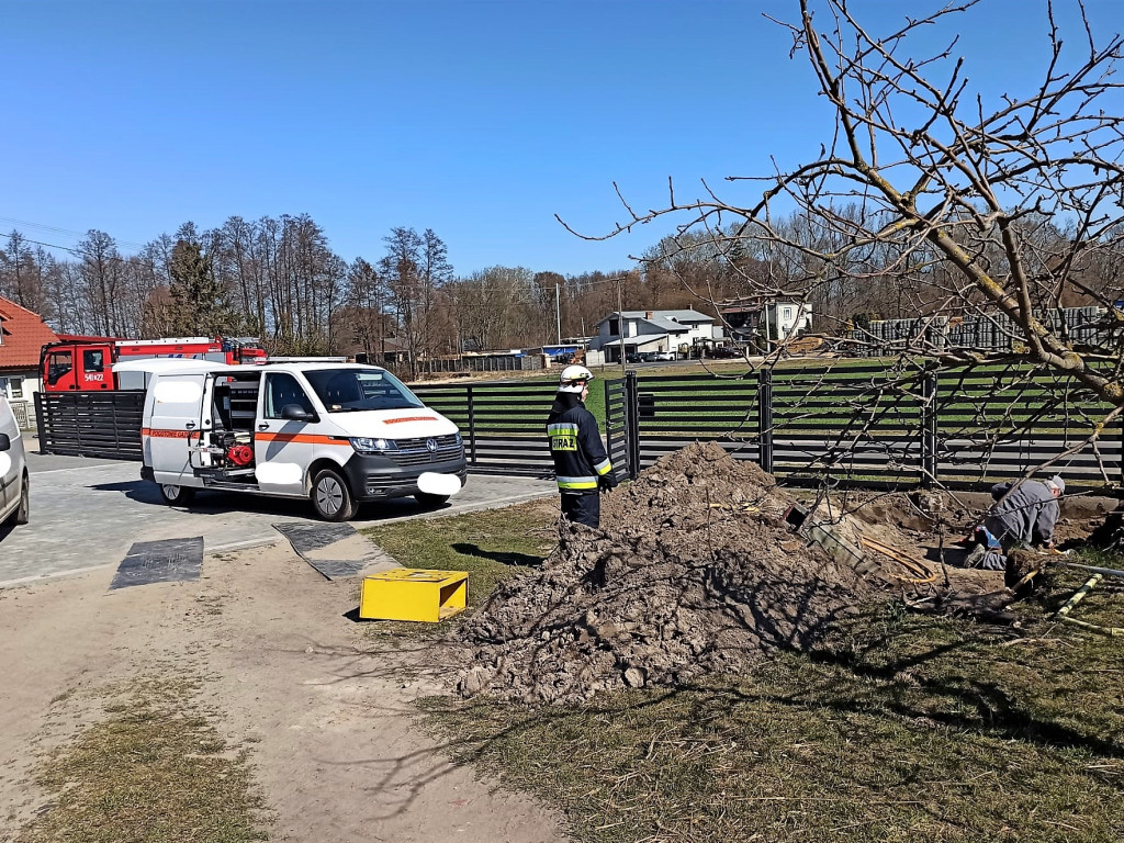 DORUCHÓW: Uszkodzili rurę z gazem
