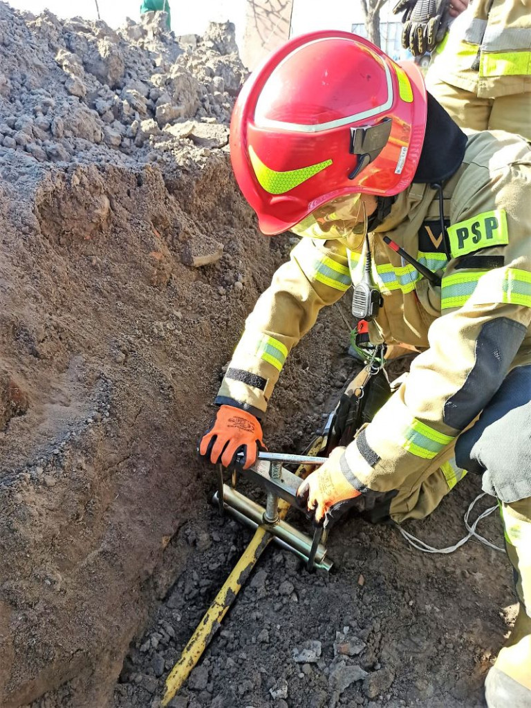 DORUCHÓW: Uszkodzili rurę z gazem