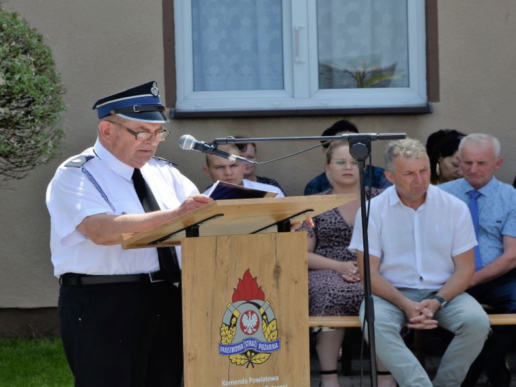 DORUCHÓW: Uroczyste przekazanie średniego samochodu ratowniczo-gaśniczego (ZDJĘCIA)