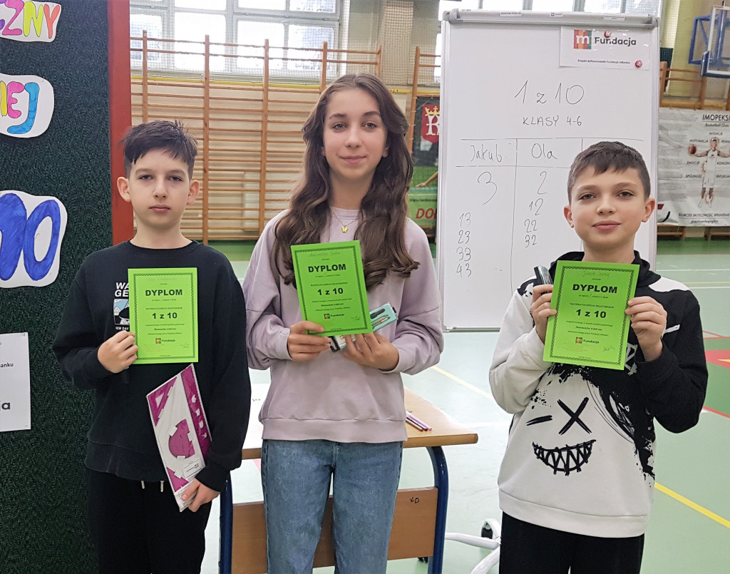 ,,1 z 10'' w szkole w Kraszewicach