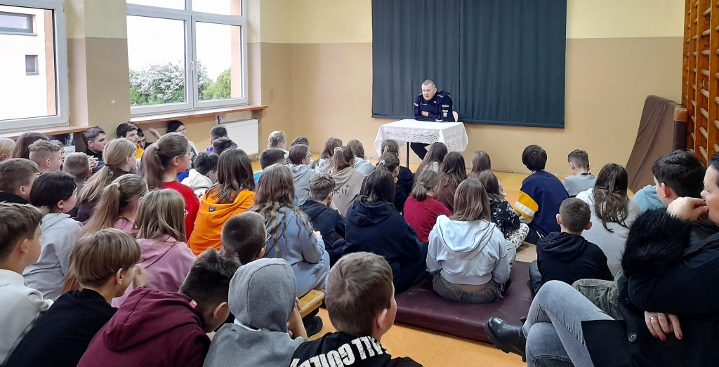 Spotkanie z dzielnicowym w Czajkowie