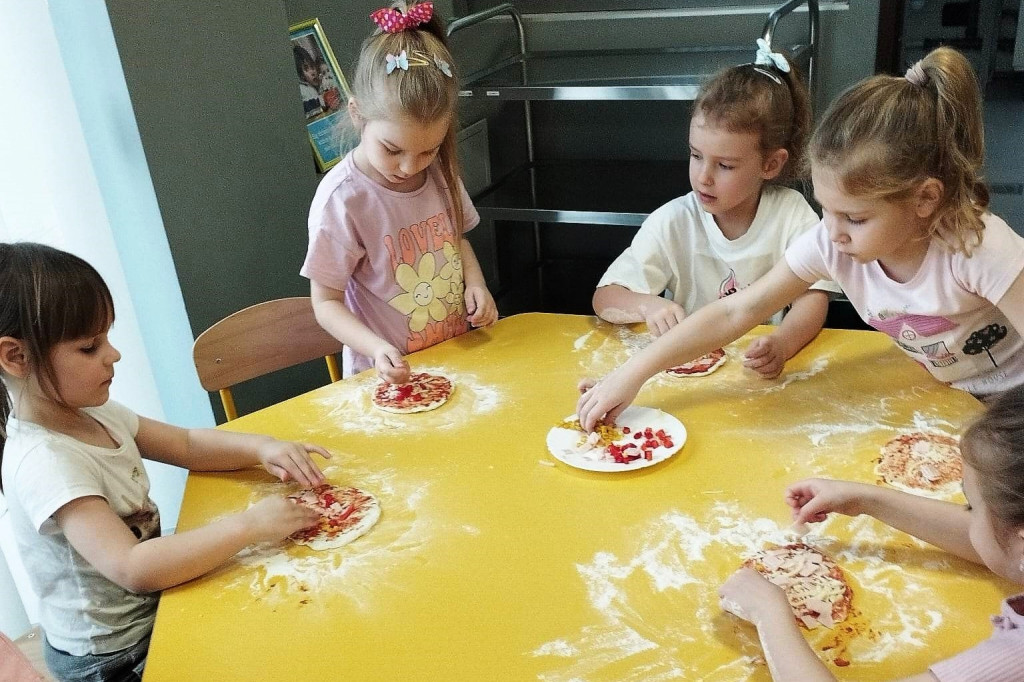 Dzień pizzy w przedszkolu w Kraszewicach