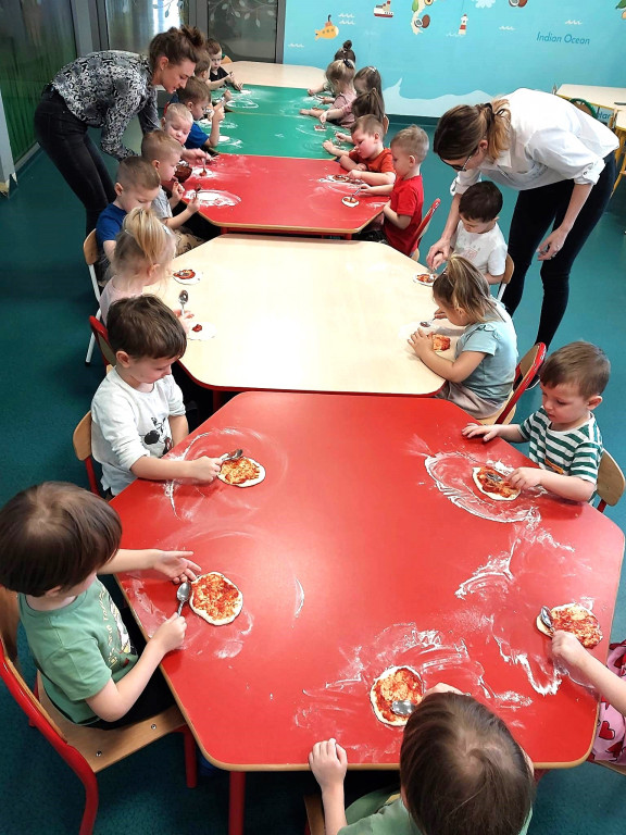 Dzień pizzy w przedszkolu w Kraszewicach