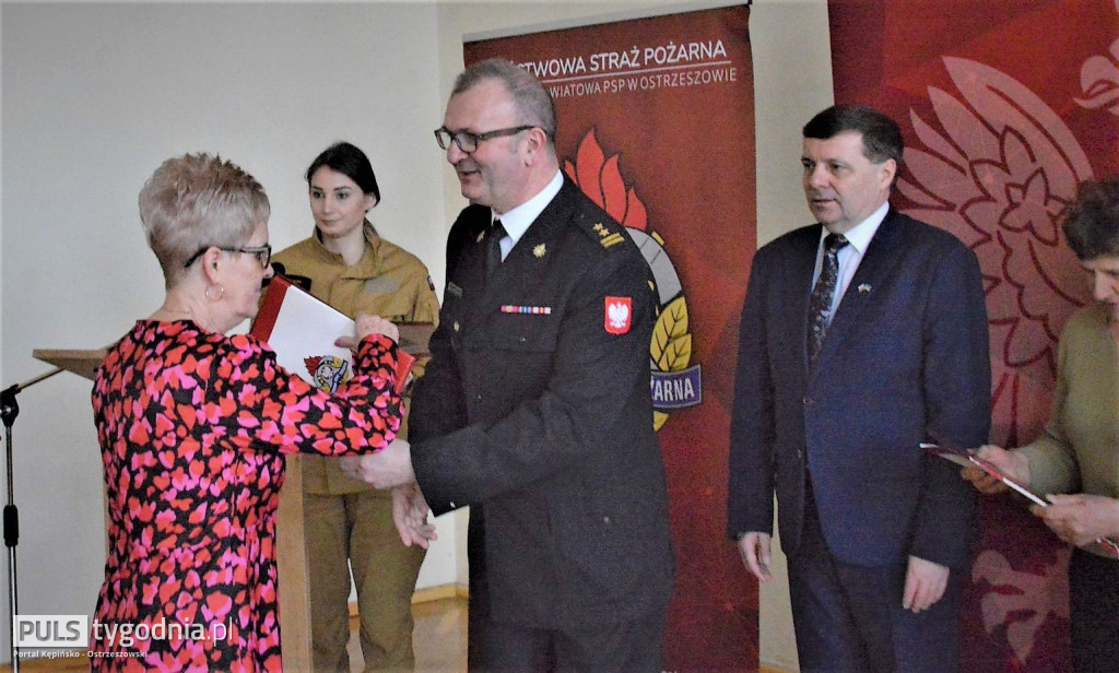 Listy gratulacyjne dla jednostek OSP