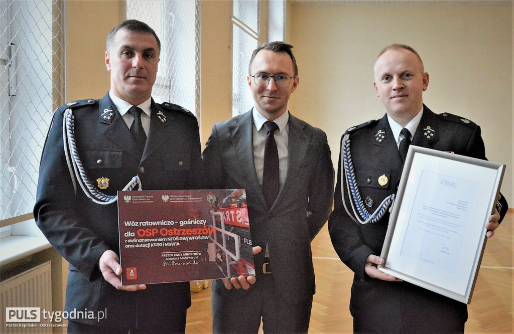 Listy gratulacyjne dla jednostek OSP