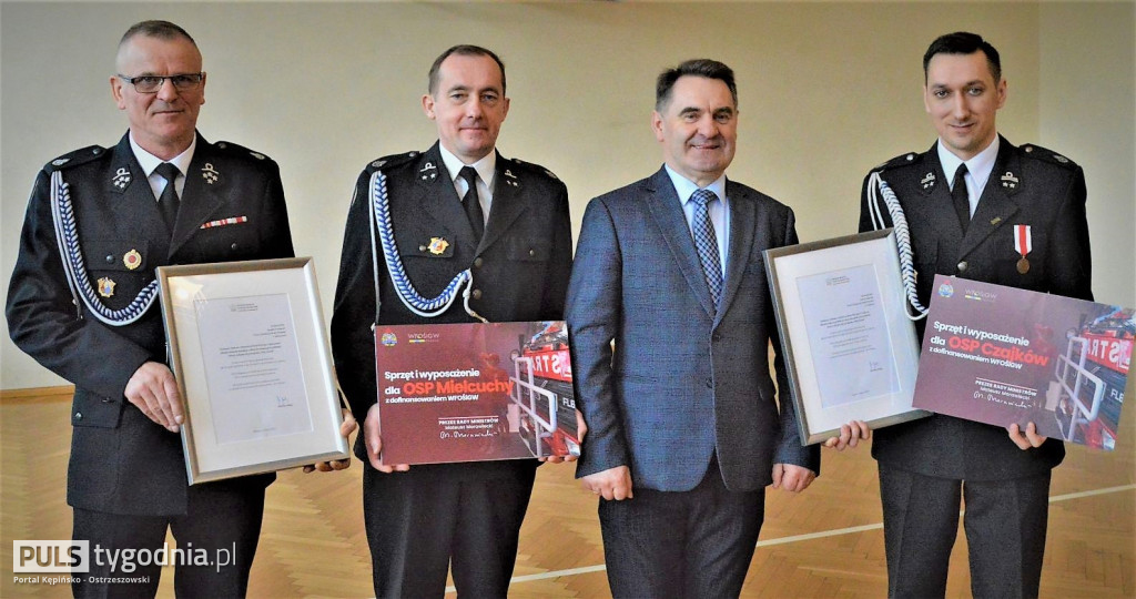 Listy gratulacyjne dla jednostek OSP