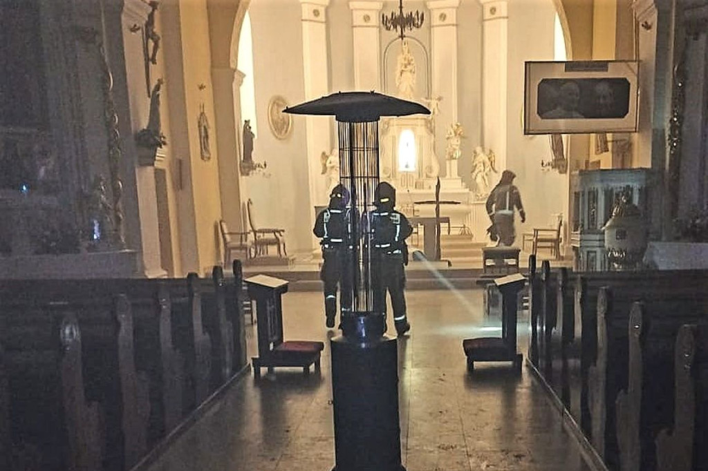 Wybuch butli z gazem w kościele