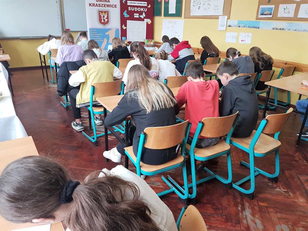 Sudoku w Szkole Podstawowej w Kraszewicach