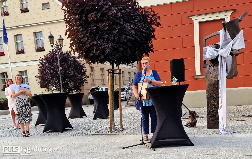 Odsłonięcie rzeźby T.P. Potworowskiego