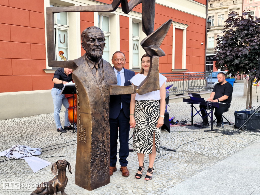 Odsłonięcie rzeźby T.P. Potworowskiego