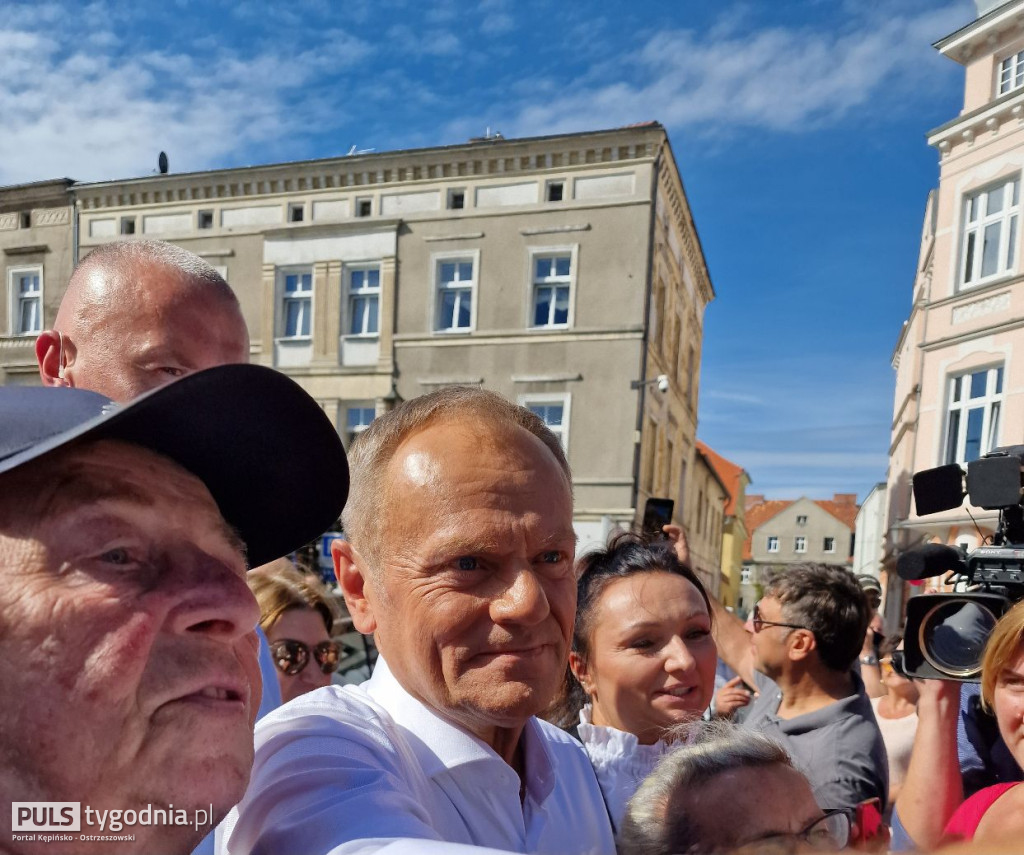 Donald Tusk w Kępnie