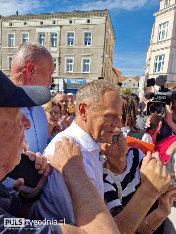 Donald Tusk w Kępnie