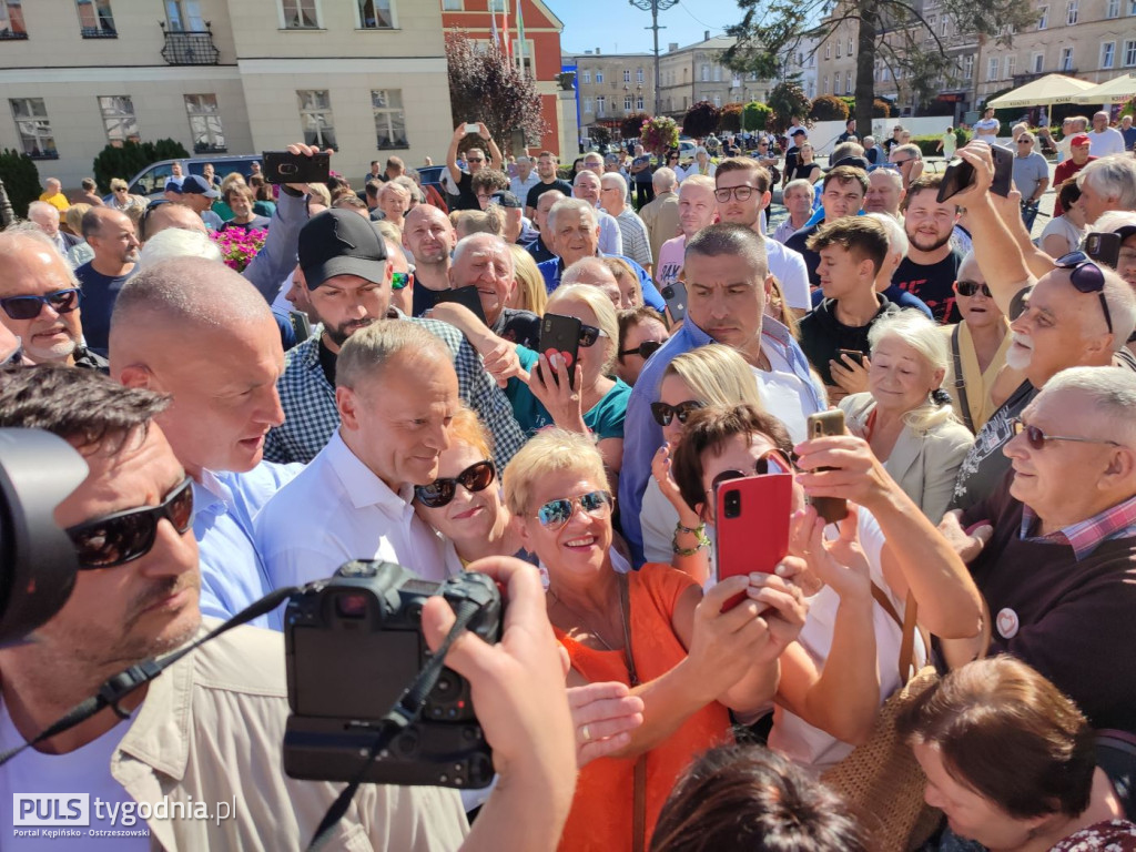 Donald Tusk w Kępnie