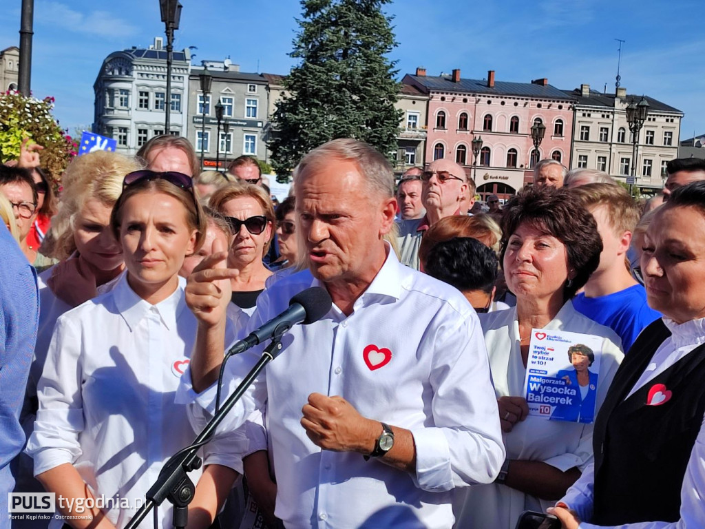 Donald Tusk w Kępnie