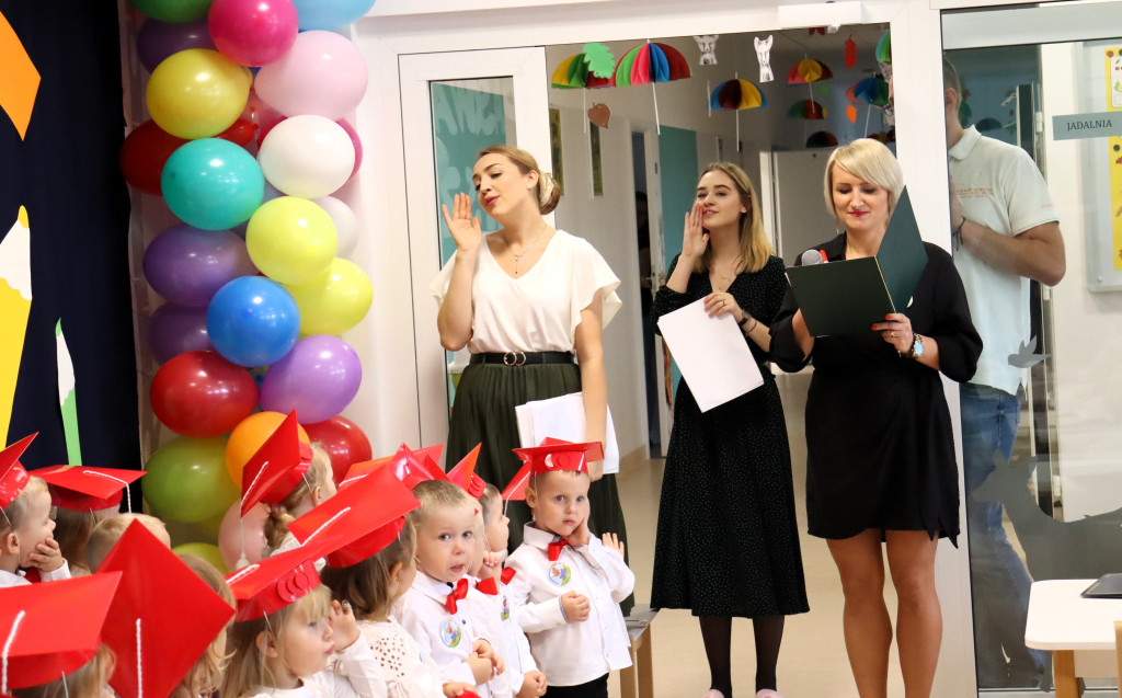 Pasowanie przedszkolaków w Czajkowie