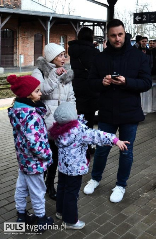 Pociąg Zwycięstwa wjechał do Ostrzeszowa