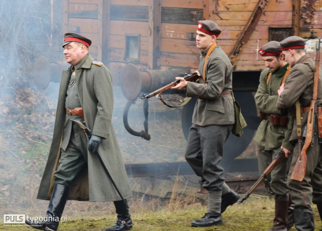 Pociąg Zwycięstwa wjechał do Ostrzeszowa