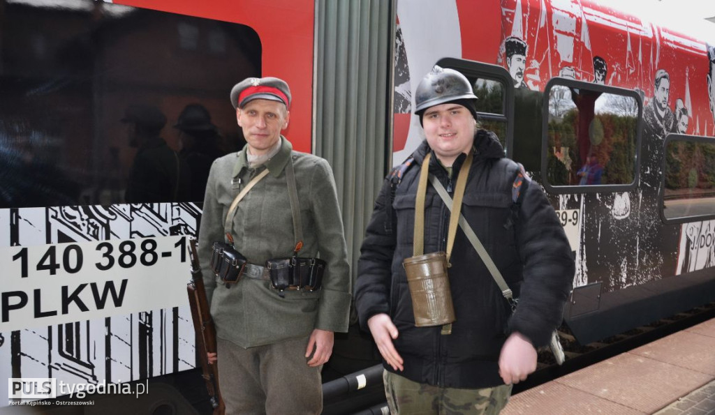 Pociąg Zwycięstwa wjechał do Ostrzeszowa