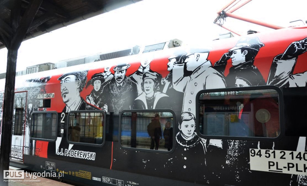 Pociąg Zwycięstwa wjechał do Ostrzeszowa