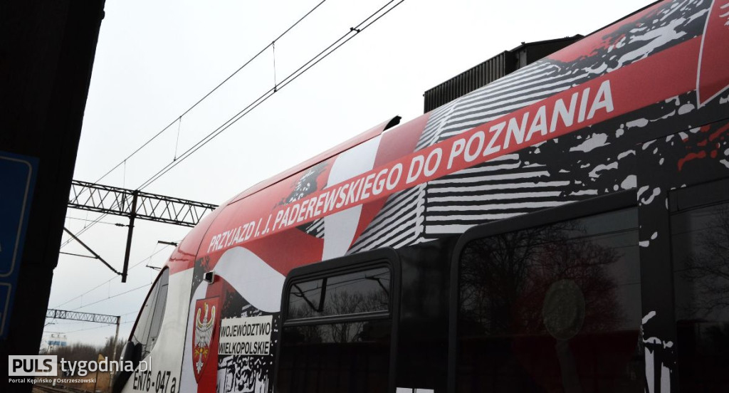 Pociąg Zwycięstwa wjechał do Ostrzeszowa